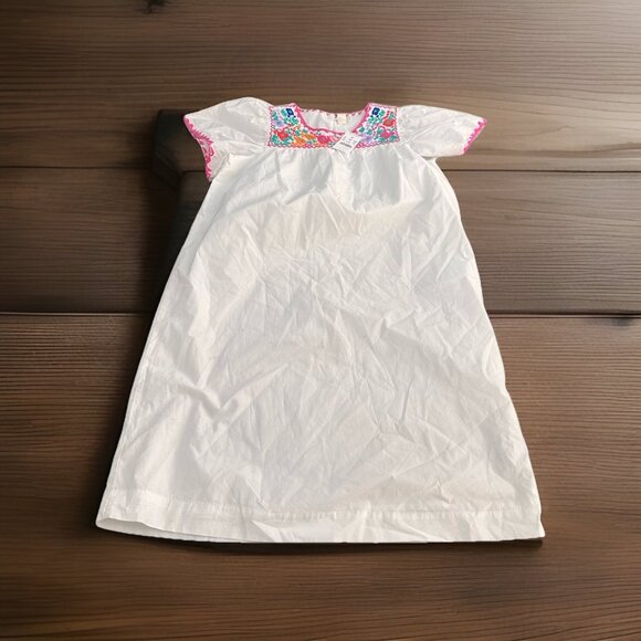 New J Crew Crewcuts Girls Dress Embroidered Floral White Size 16 NWT - Picture 1 of 3